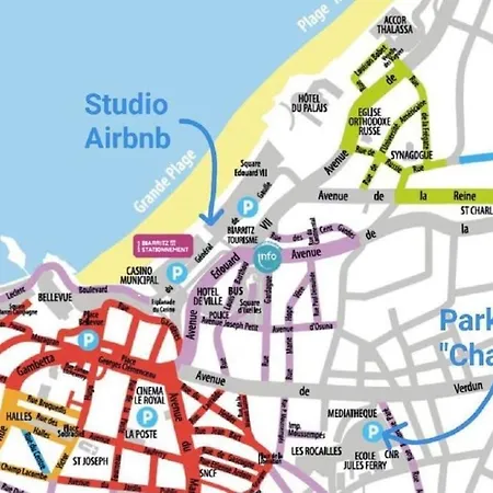 Grande - Avec Balcon - Victoria Surf Appartement Biarritz